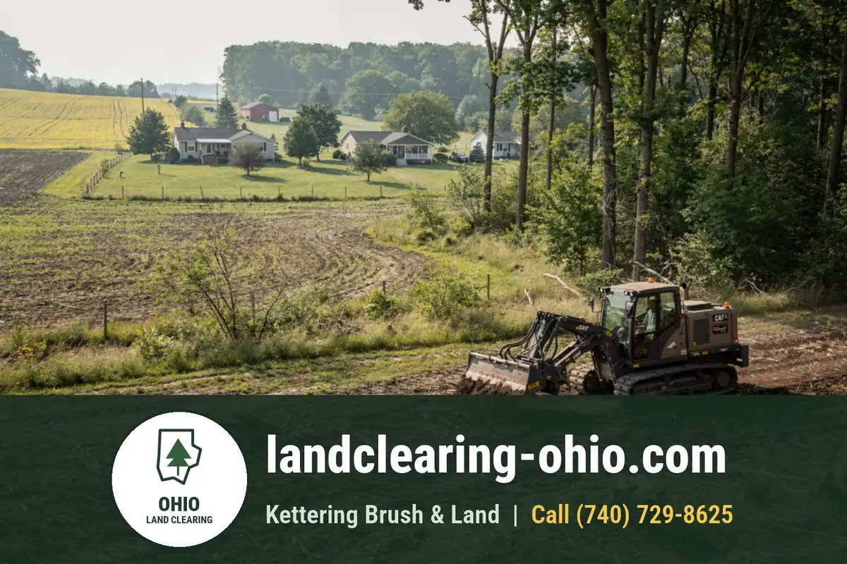 Land Clearing and Forestry Mulching in Central Ohio Land Clearing and Forestry Mulching in Central Ohio: land clearing equipment at work