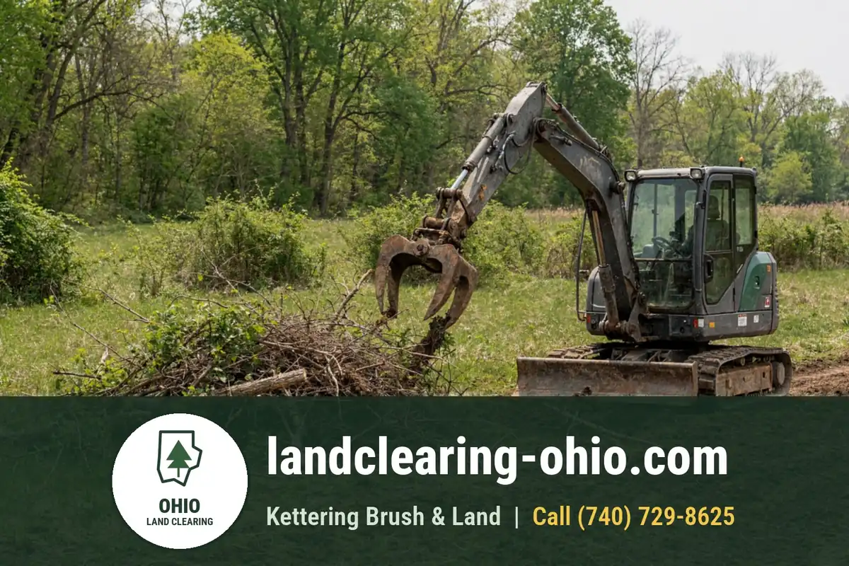 Land Clearing and Forestry Mulching in Butler County, OH Land Clearing and Forestry Mulching in Butler County, OH: land clearing equipment at work