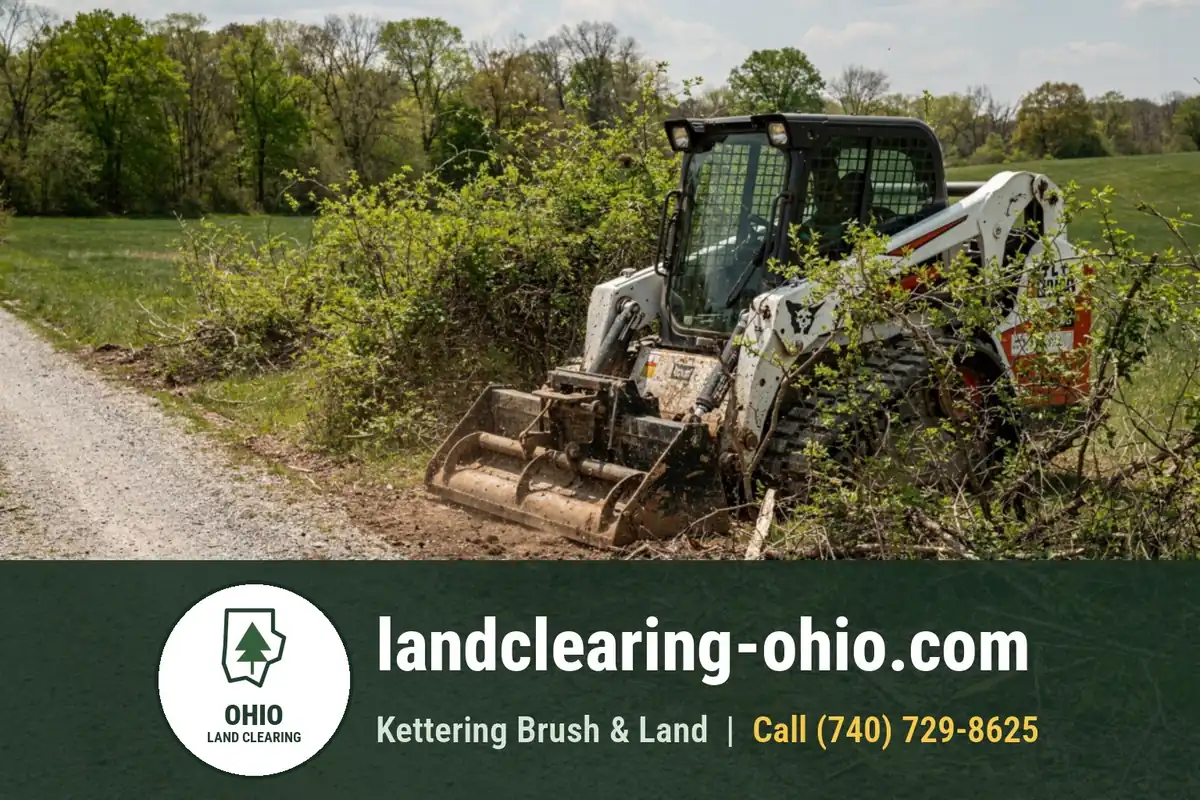 Land Clearing and Forestry Mulching in Lebanon, OH Land Clearing and Forestry Mulching in Lebanon, OH: land clearing equipment at work