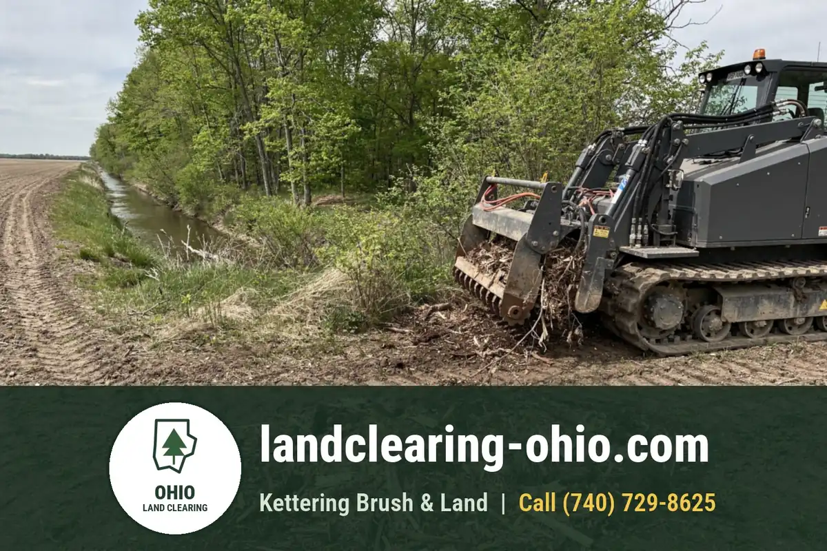 Land Clearing and Forestry Mulching in Lucas County, OH Land Clearing and Forestry Mulching in Lucas County, OH: land clearing equipment at work
