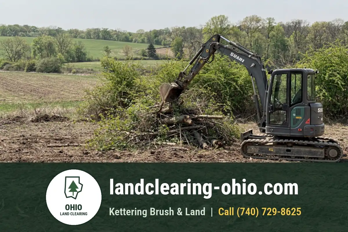 Land Clearing and Forestry Mulching in Montgomery County, OH Land Clearing and Forestry Mulching in Montgomery County, OH: land clearing equipment at work