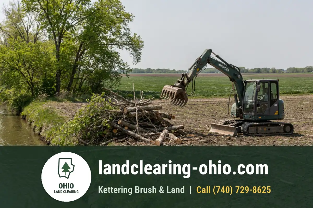 Land Clearing and Forestry Mulching in Wood County, OH Land Clearing and Forestry Mulching in Wood County, OH: land clearing equipment at work