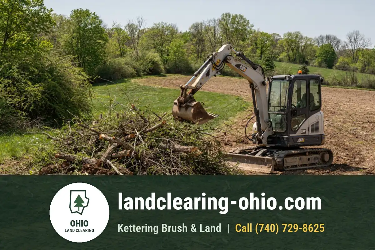 Land Clearing and Forestry Mulching in Xenia, OH Land Clearing and Forestry Mulching in Xenia, OH: land clearing equipment at work